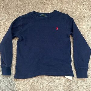 Long sleeve polo shirt